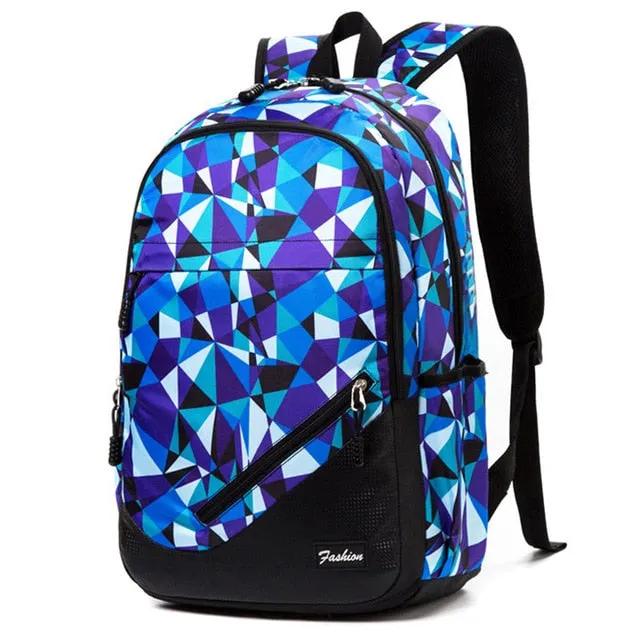 Unisex School Travel Backpack
