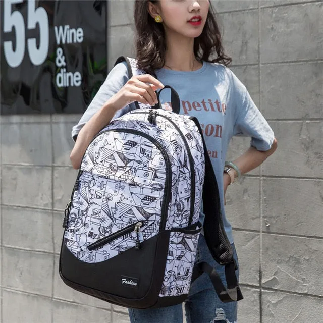 Unisex School Travel Backpack