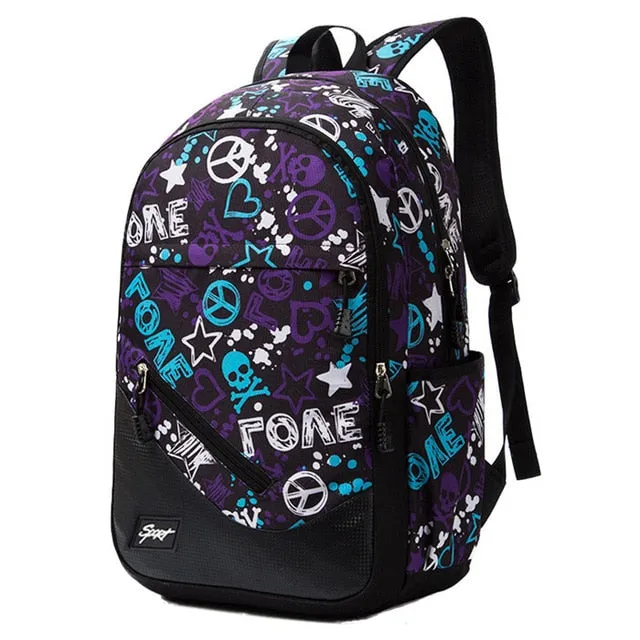 Unisex School Travel Backpack