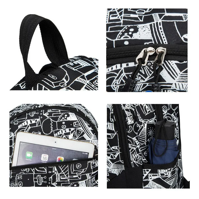 Unisex School Travel Backpack