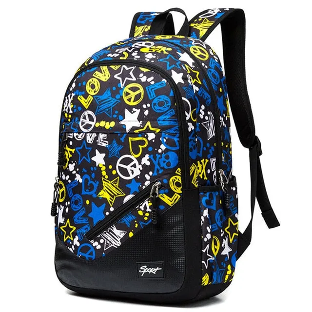 Unisex School Travel Backpack