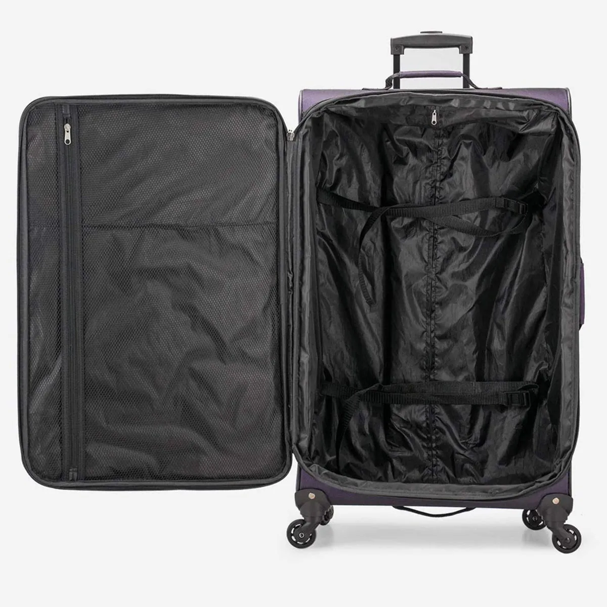 U.S. Traveler Aviron Bay Expandable Softside Luggage with Spinner Wheels, Checked 30-Inch