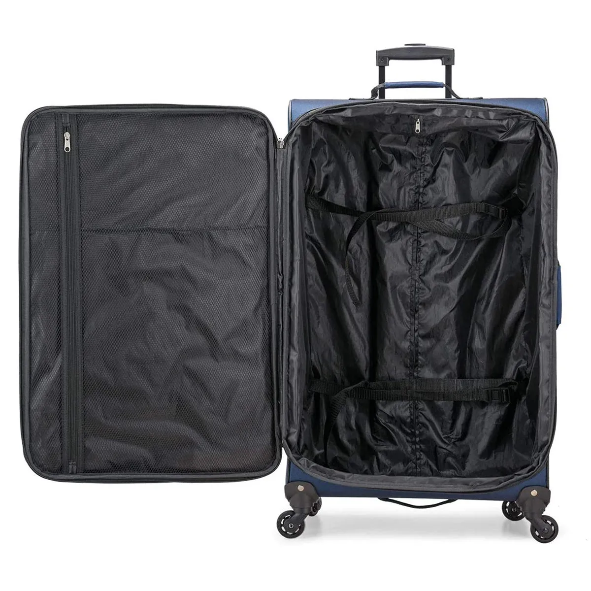 U.S. Traveler Aviron Bay Expandable Softside Luggage with Spinner Wheels, Checked 30-Inch