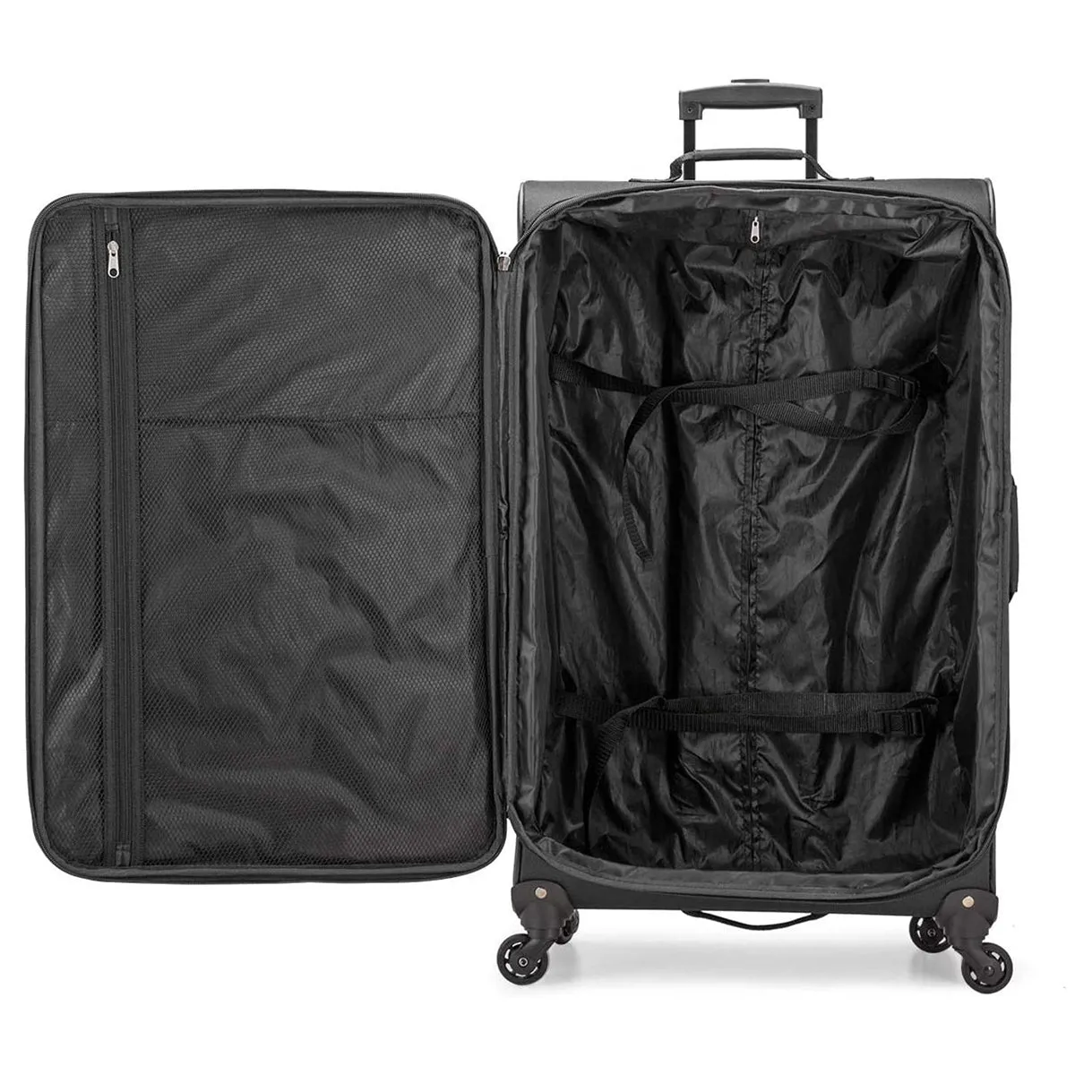 U.S. Traveler Aviron Bay Expandable Softside Luggage with Spinner Wheels, Checked 30-Inch