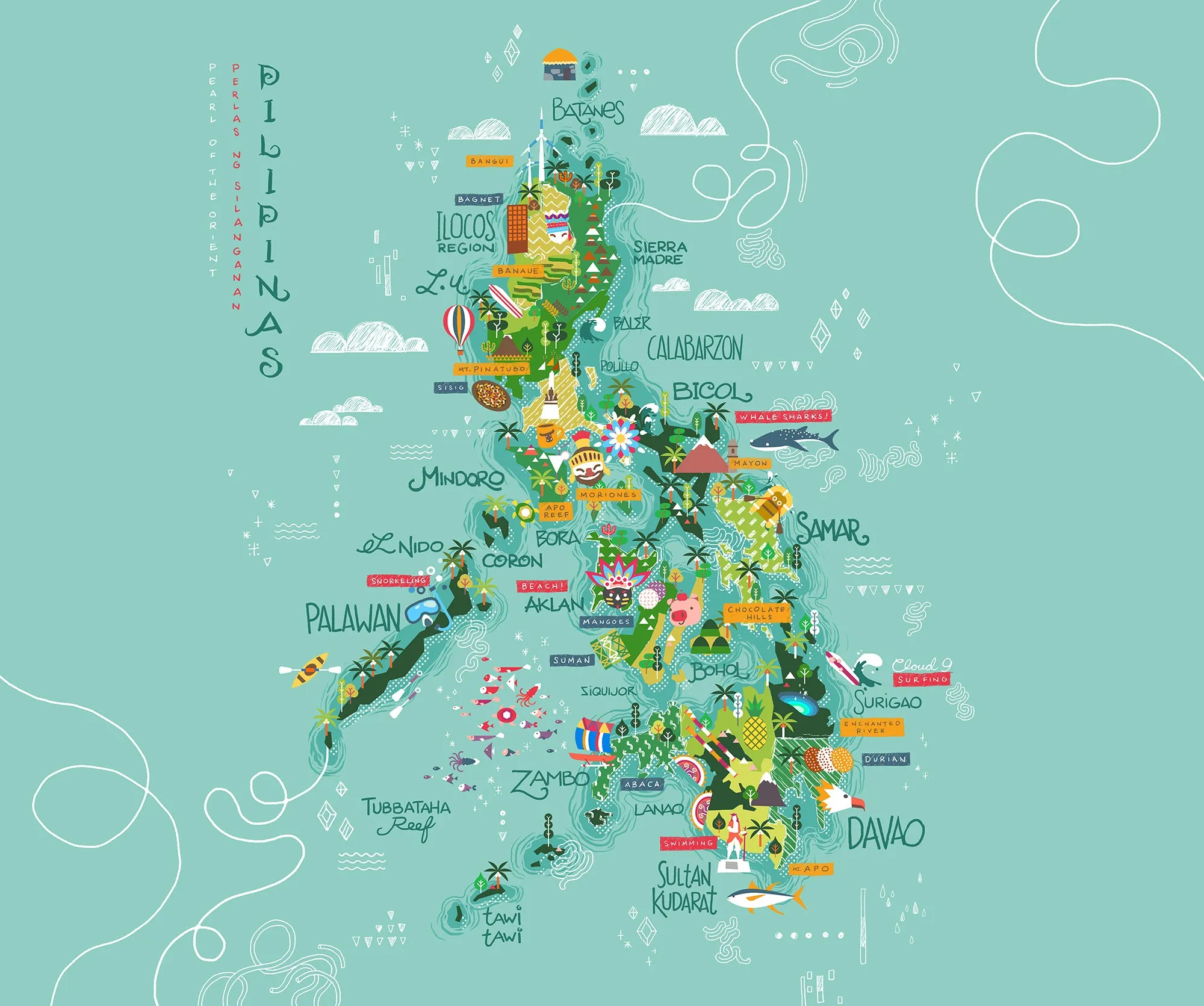 Wanderskye Luggage Cover | Best Sellers - Map of the Philippines