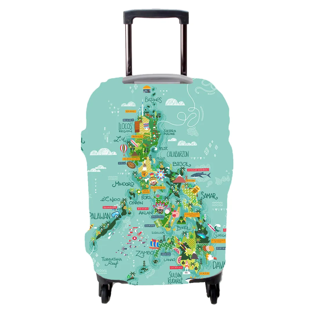 Wanderskye Luggage Cover | Best Sellers - Map of the Philippines