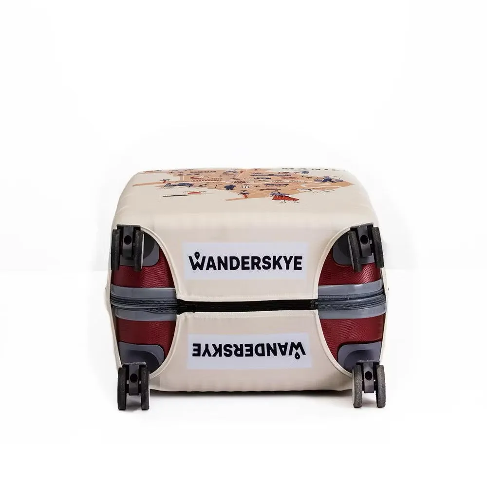 Wanderskye Luggage Cover - Classic Manila