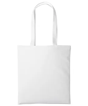 White - Cotton shopper long handle