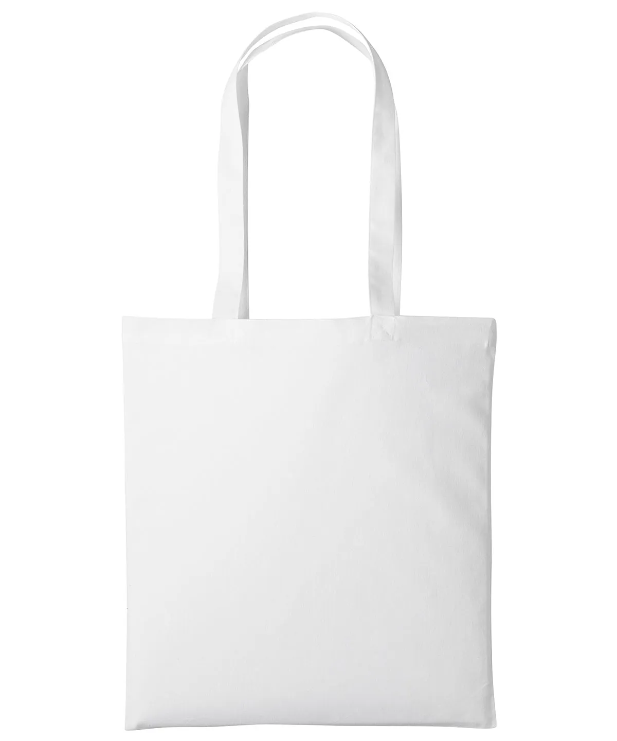 White - Cotton shopper long handle