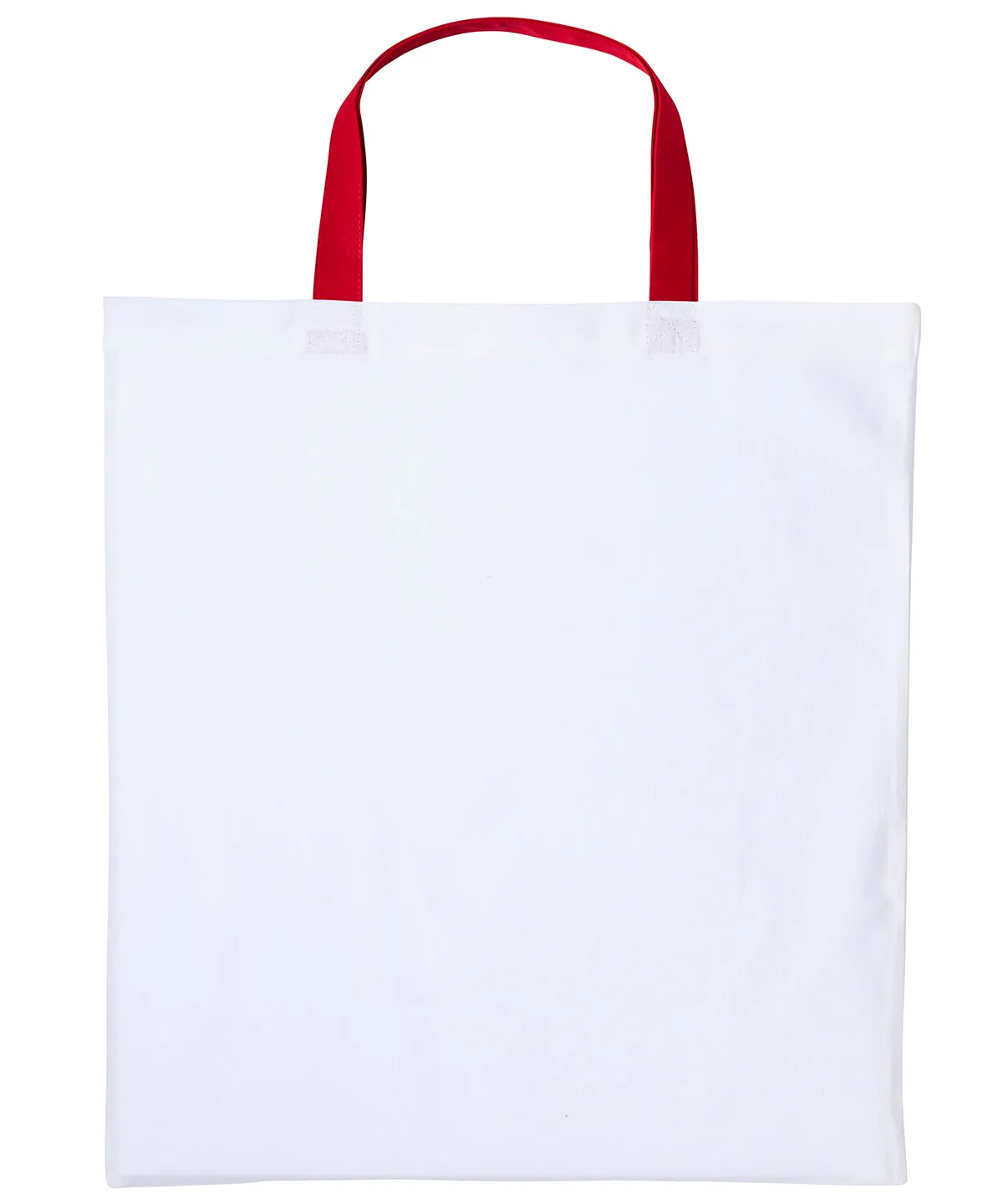 White/Red - Varsity cotton shopper short handle